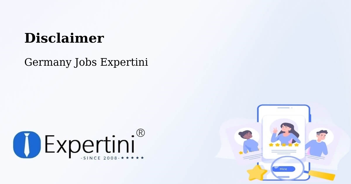 Disclaimer – Imsbach - Germany Jobs Expertini
