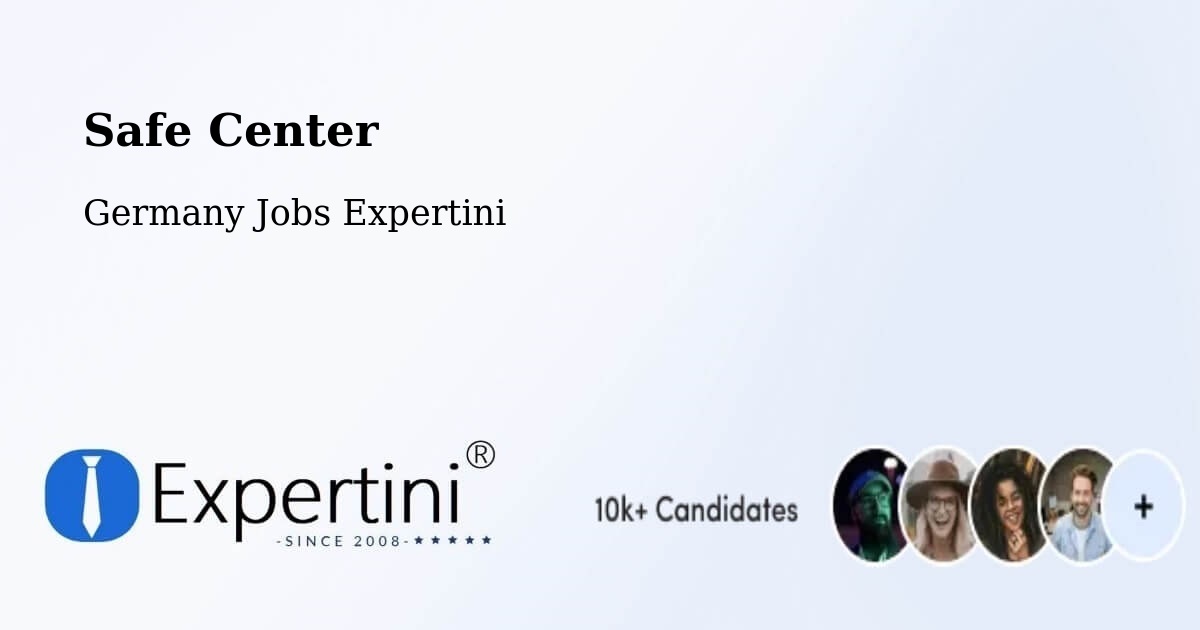 Safety Center – Imsbach - Germany Jobs Expertini